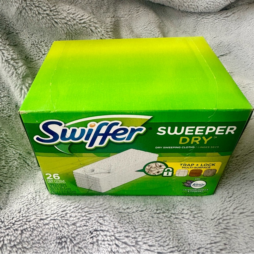 Swiffer Sweeper Dry Sweeping Pad Refills for Dusters Floor‎ Mop, 26 Count NIB